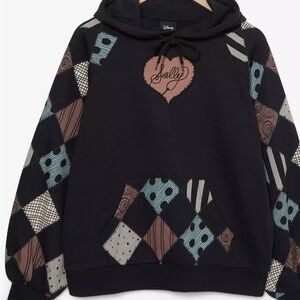 Disney Women's Patchwork Hoodie - Black and Brown